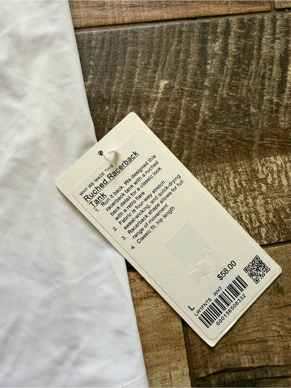 Lululemon Ruched RaserBack Tank NWT* - Picture 4 of 5